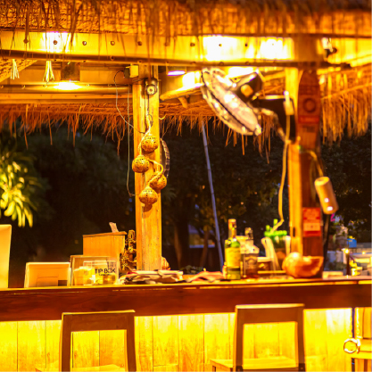 Sunset and evening vibes at Palm Beach Watamu